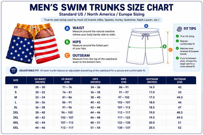 CheekyStripes™ Swim Trunks