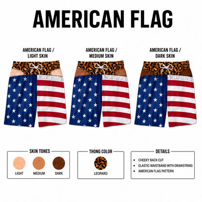 CheekyStripes™ Swim Trunks