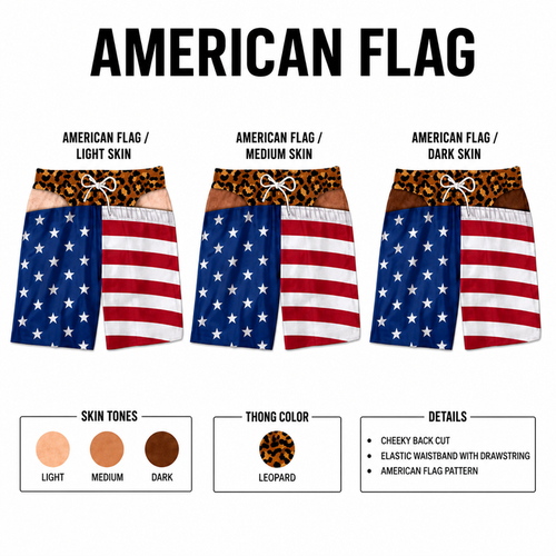 CheekyStripes™ Swim Trunks